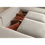 Voir la diapositive 4 : LISA DESIGN Livy - canapé d'angle convertible - avec coffre - en velours côtelé - 5 places - droit