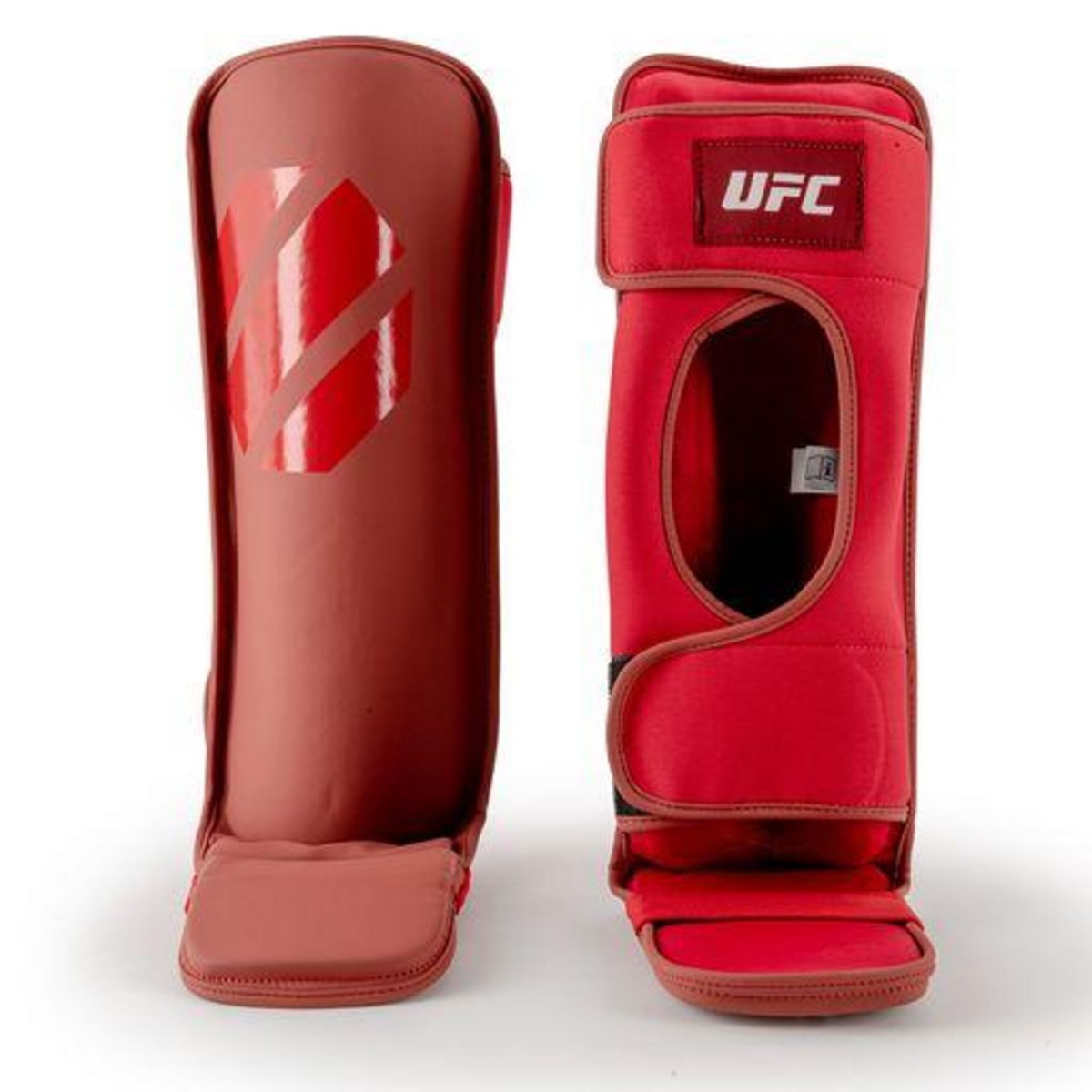 Protège-tibias Et Pieds METAL BOXE – Rouge – Taille L – Velcro Ajustable – Pour Entraînement Et Compétition