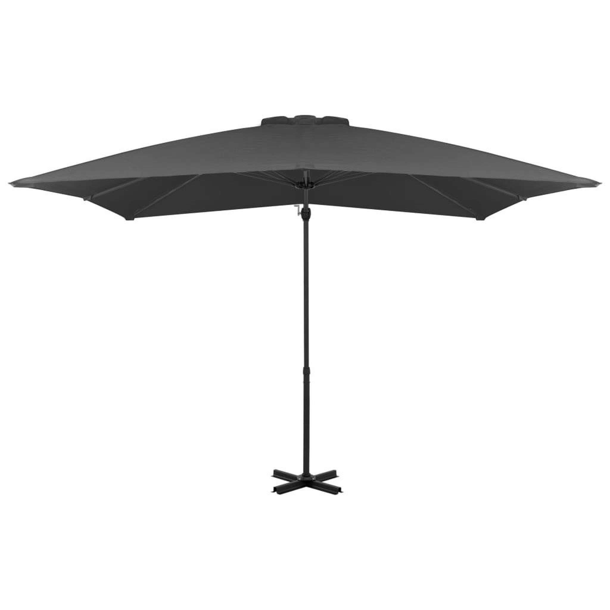 Voir la diapositive 2 : VIDAXL Parasol de jardin en porte-a-faux et poteau en aluminium