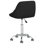 Voir la diapositive 5 : VIDAXL Chaises pivotantes a manger lot de 6 noir similicuir