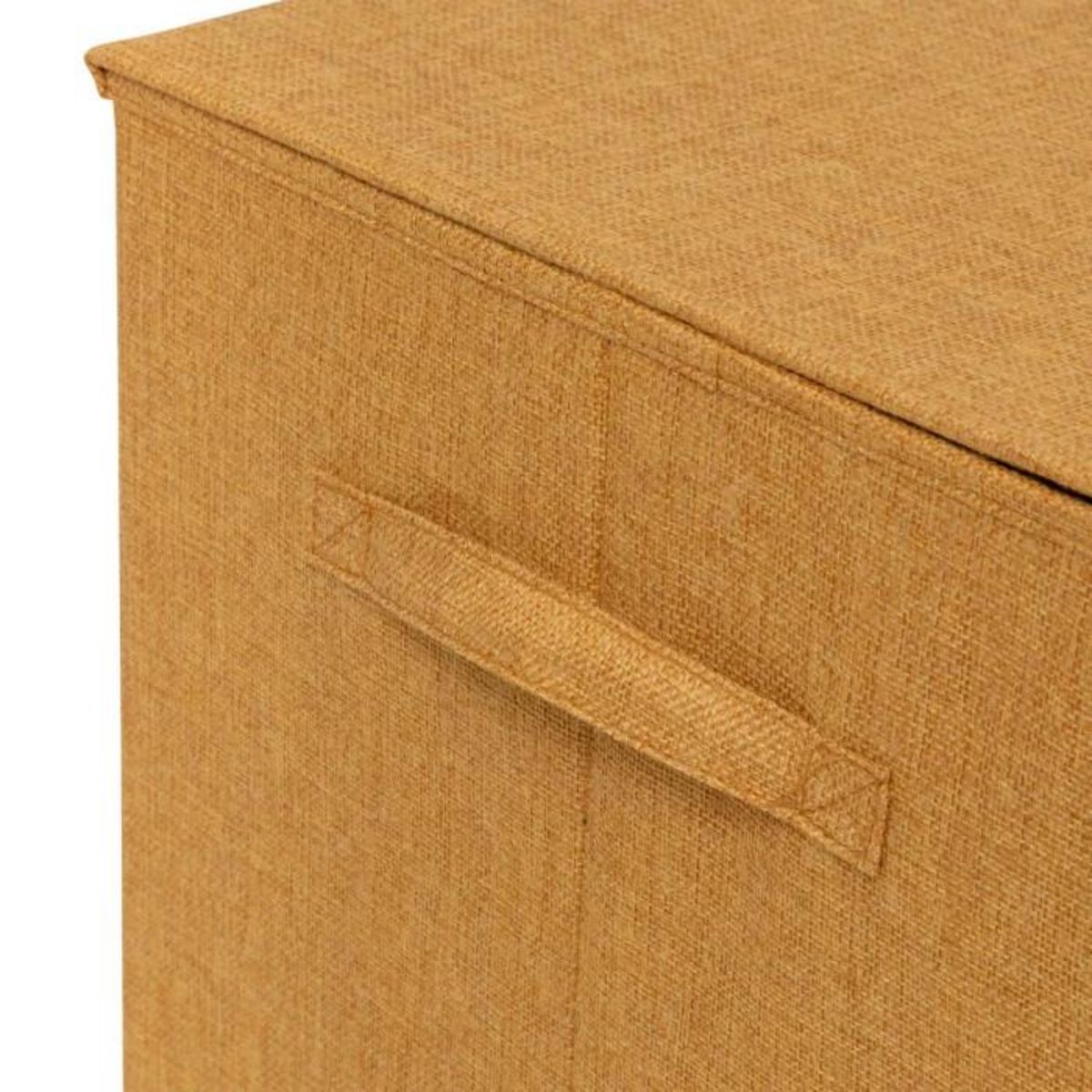 FIVE Panier à Linge Avec Séparateur  Colors  74L Jaune Moutarde