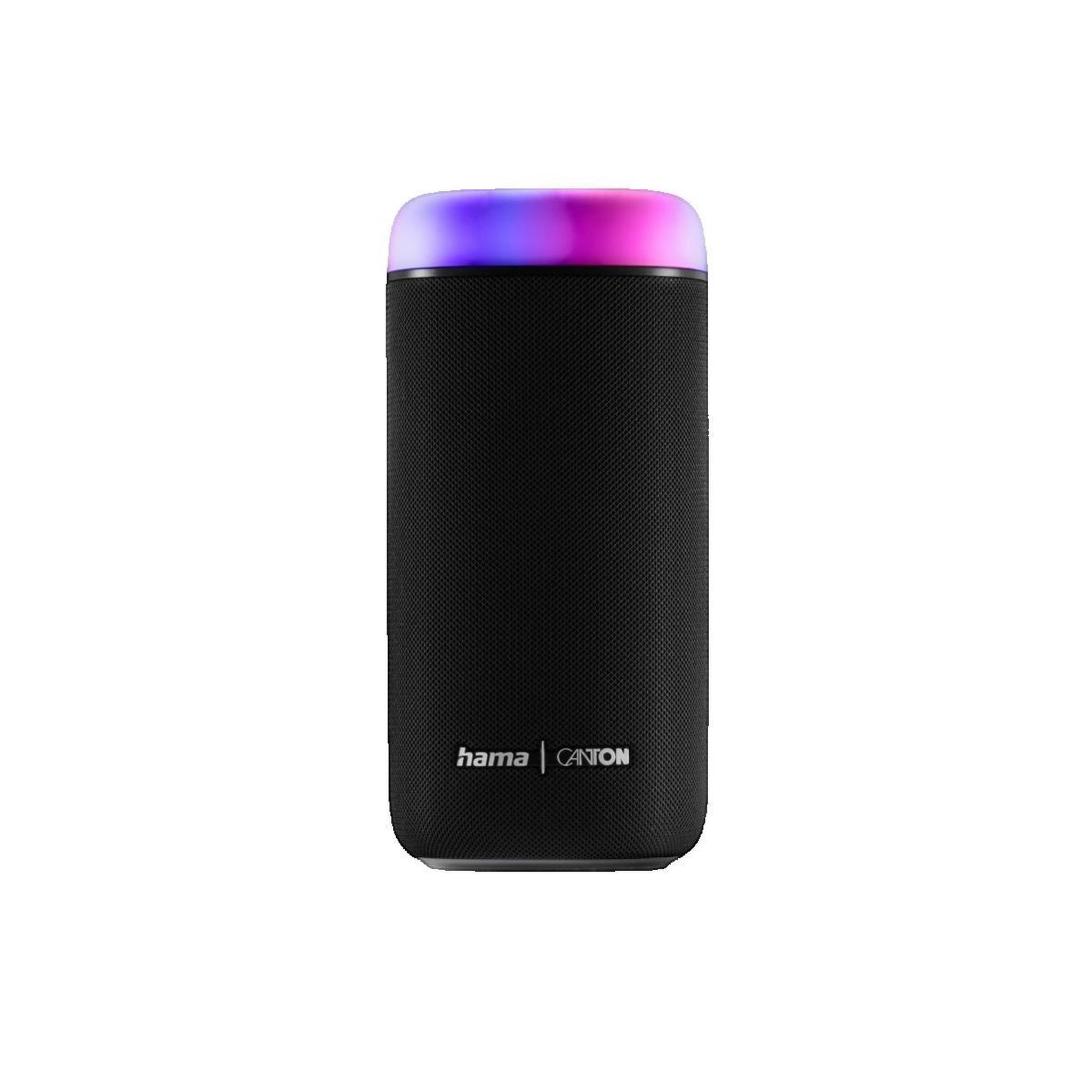 HABA FRANCE Enceinte portable Bluetooth Hama Glow Pro étanche IPX4 avec 5 modes de lumière, 30W