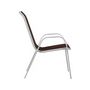 Voir la diapositive 4 : Habitat et Jardin Fauteuil jardin Textilène  Cordoba  - Phoenix - Taupe - Lot de 2
