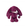 Voir la diapositive 2 : DOUDOU ET COMPAGNIE Peluche lapin prune 25 cm - Lapin Fleurette