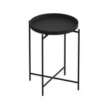 Habitat et Jardin Table basse en métal  Sheby  46 x 46 x 56 cm - Noir