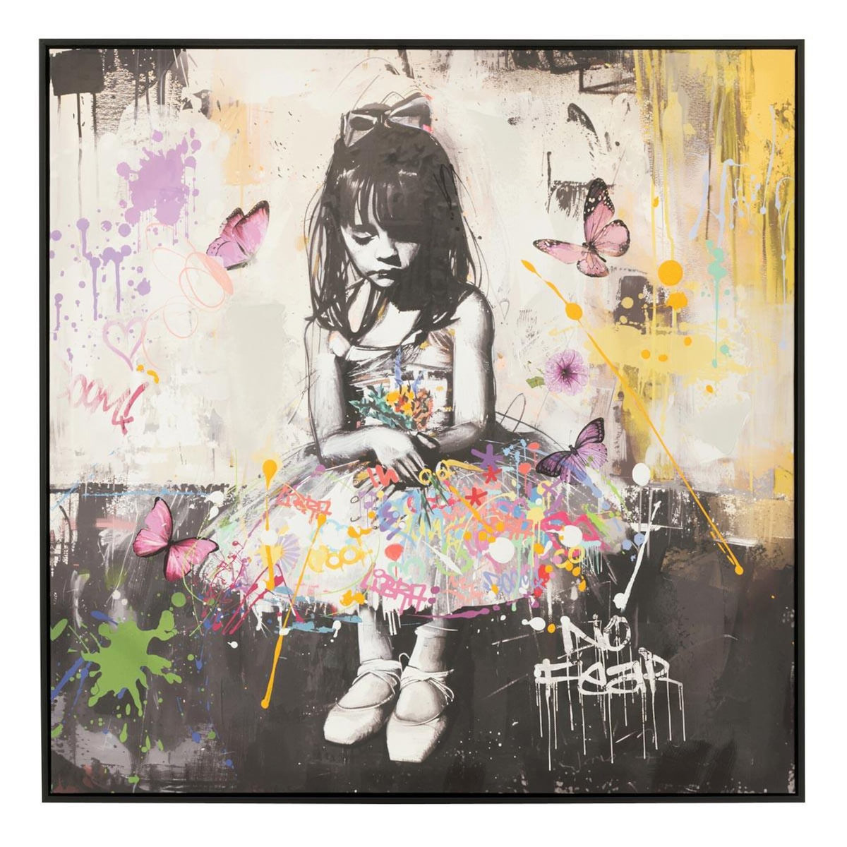 Paris Prix Tableau Déco  Ballerina  80x80cm Multicolore