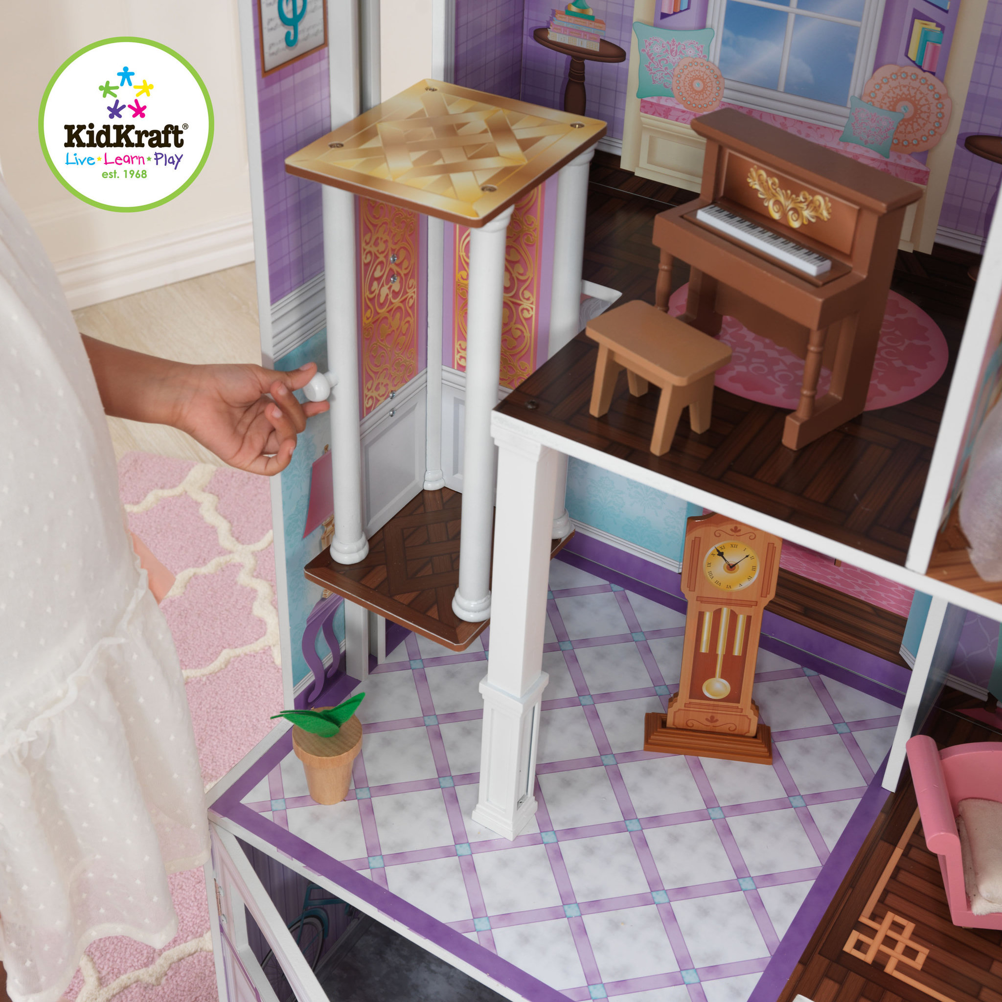 Voir la diapositive 5 : Kidkraft Maison de poupée bois Country Estate