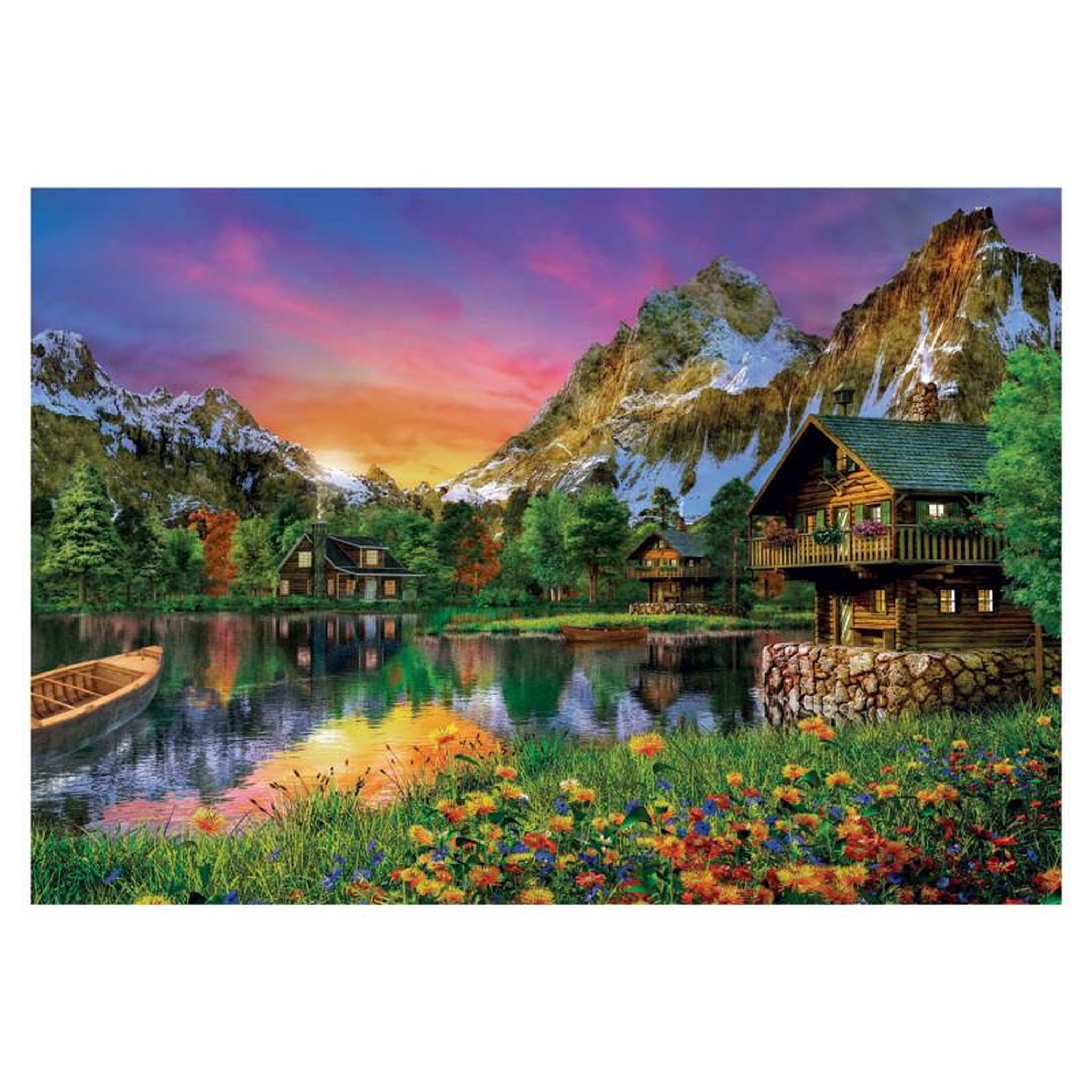 Voir la diapositive 2 : CLEMENTONI Clementoni Puzzle Alpine Lake, 6000st. 36531