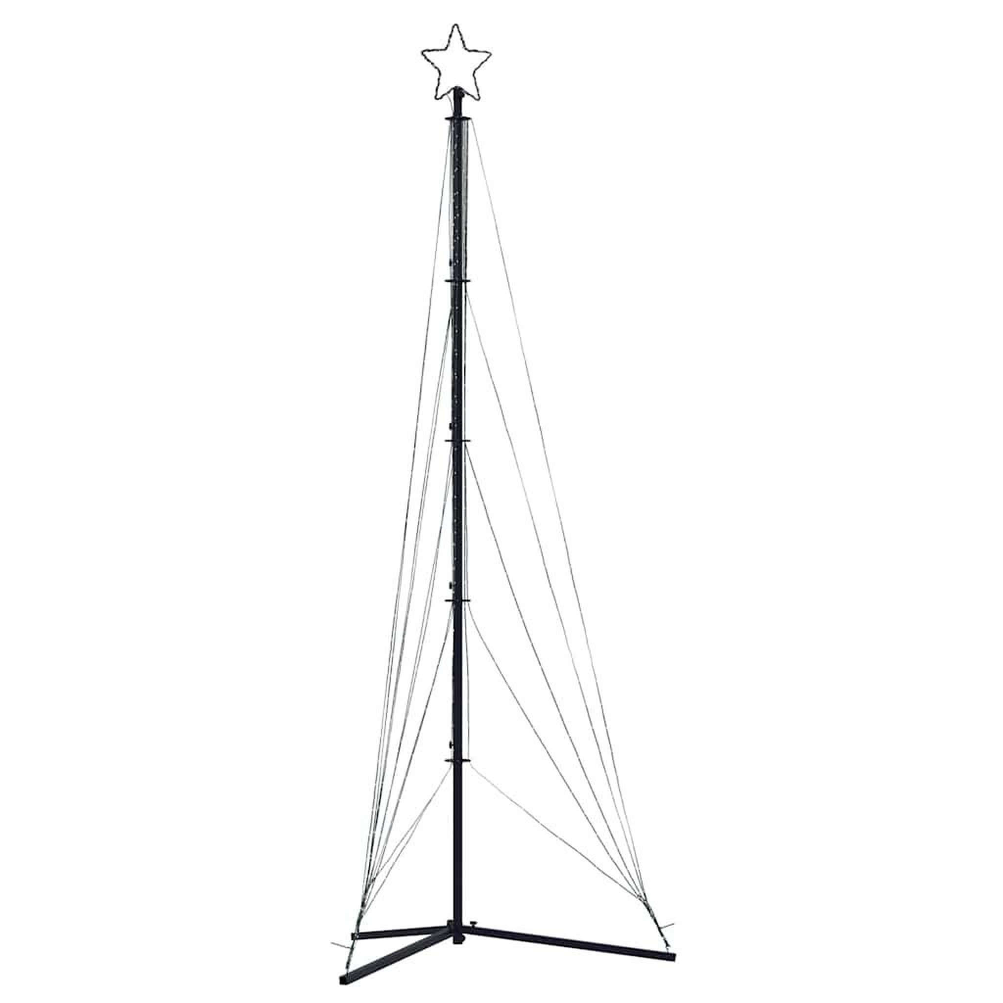 Voir la diapositive 4 : VIDAXL Sapin de Noël a LED 525 LED blanc chaud 302 cm