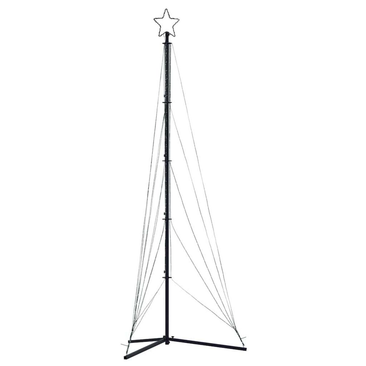 VIDAXL Sapin de Noël a LED 525 LED blanc chaud 302 cm