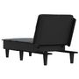 Voir la diapositive 5 : VIDAXL Chaise longue gris fonce tissu
