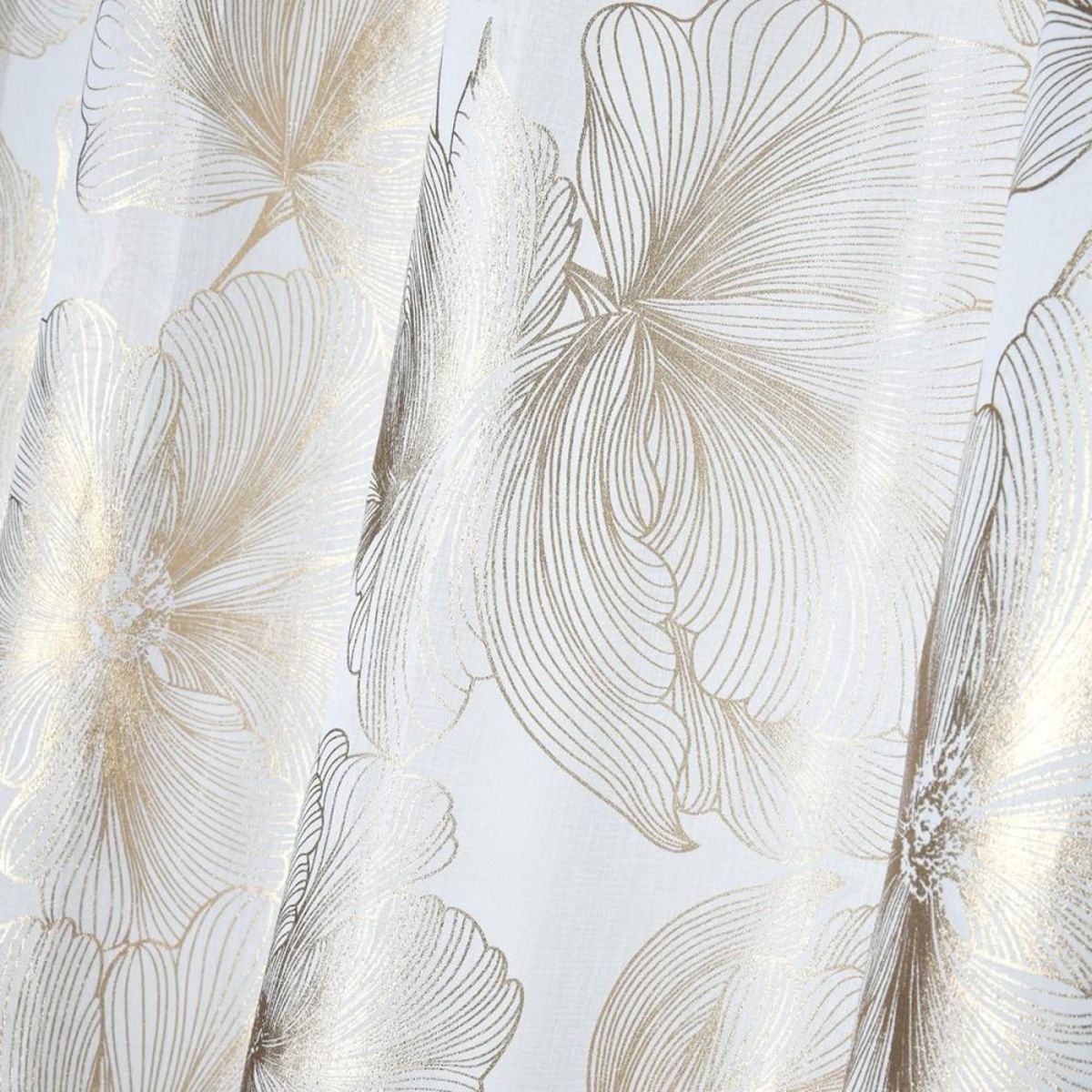 Lovely Casa Voilage à œillets 140x260 cm Leonce or