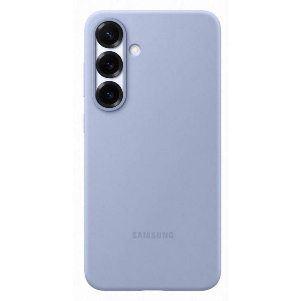 Samsung Coque en silicone pour Samsung Galaxy S25+ Bleu ciel