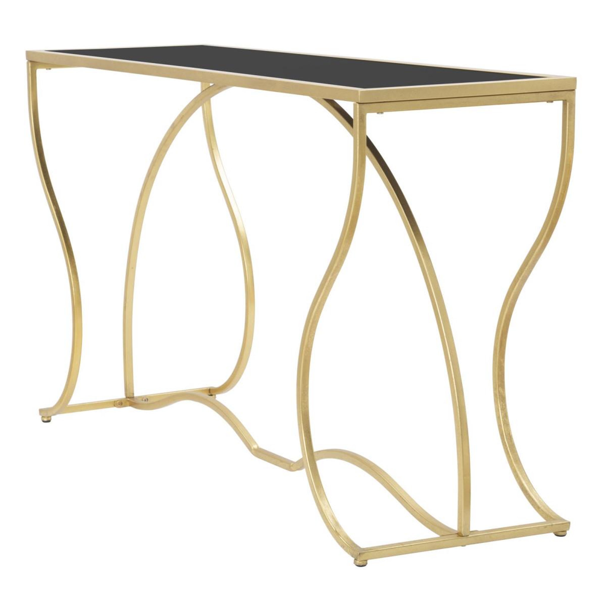 Voir la diapositive 3 : Paris Prix Console design  sunshine  130cm noir & or