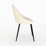 Voir la diapositive 6 : Rendez vous déco Lot de 2 chaises en tissu bouclé blanc cassé-Rona