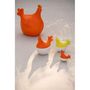 Voir la diapositive 4 : Paris Prix Lot de 3 Statuettes Coq Extérieur  Alfredo  20cm Orange & Blanc