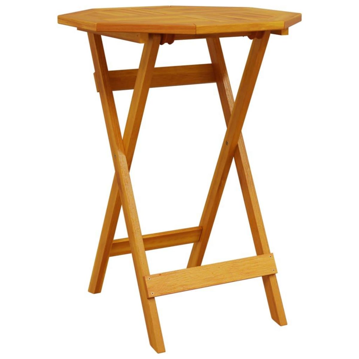 VIDAXL Ensemble de bistro pliable 3 pcs bois d'acacia solide