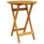 Voir la diapositive 3 : VIDAXL Ensemble de bistro pliable 3 pcs bois d'acacia solide