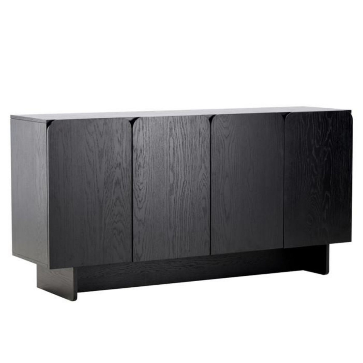 Paris Prix Buffet Design 4 Portes  Tyreso  160cm Noir