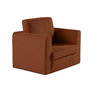 Voir la diapositive 3 : BEST MOBILIER Marilia - fauteuil - convertible déplimousse - en velours côtelé
