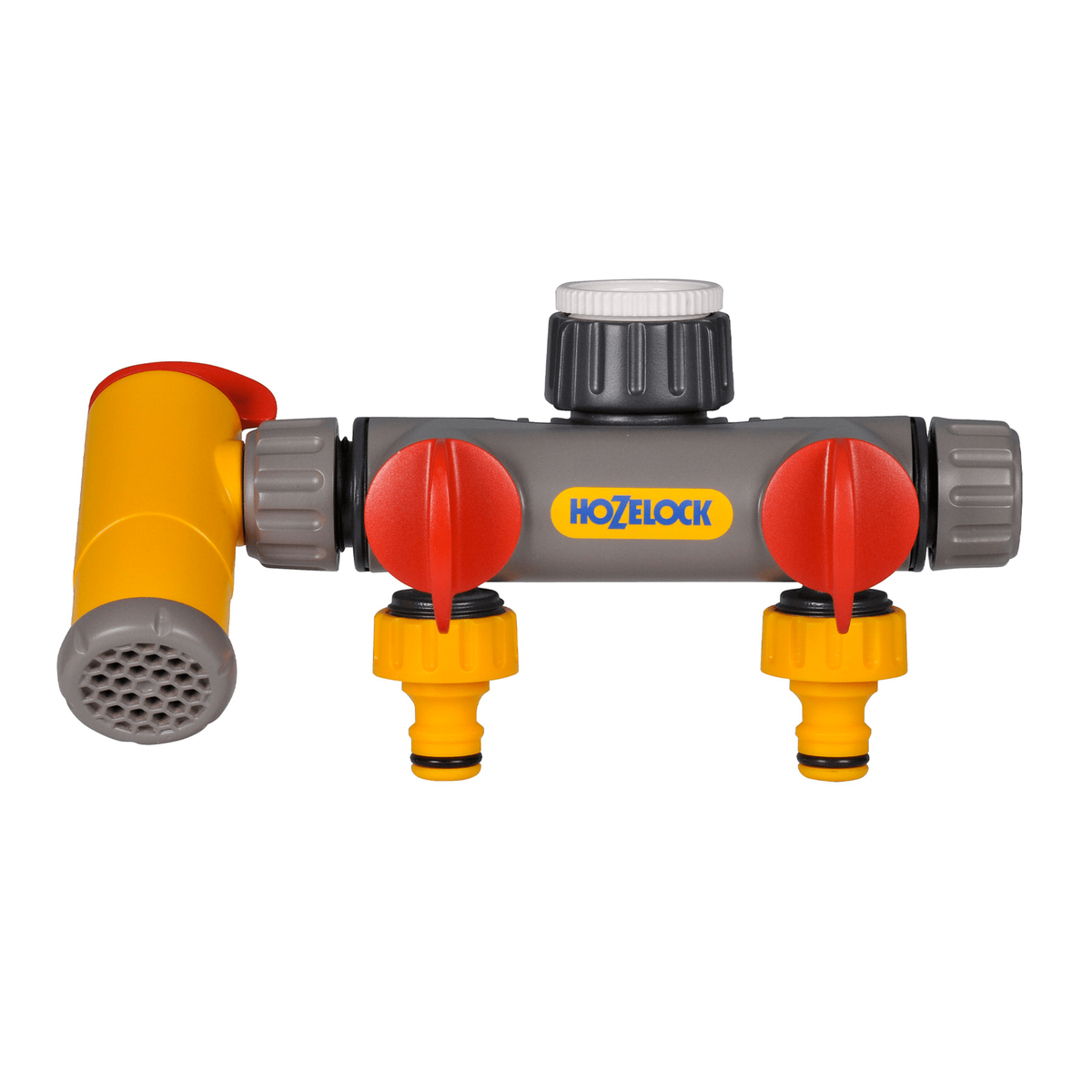 Hozelock Raccord sélecteur 3 voies Flowmax pour robinet en plastique 21 mm, 26,5 mm, 33,3 mm