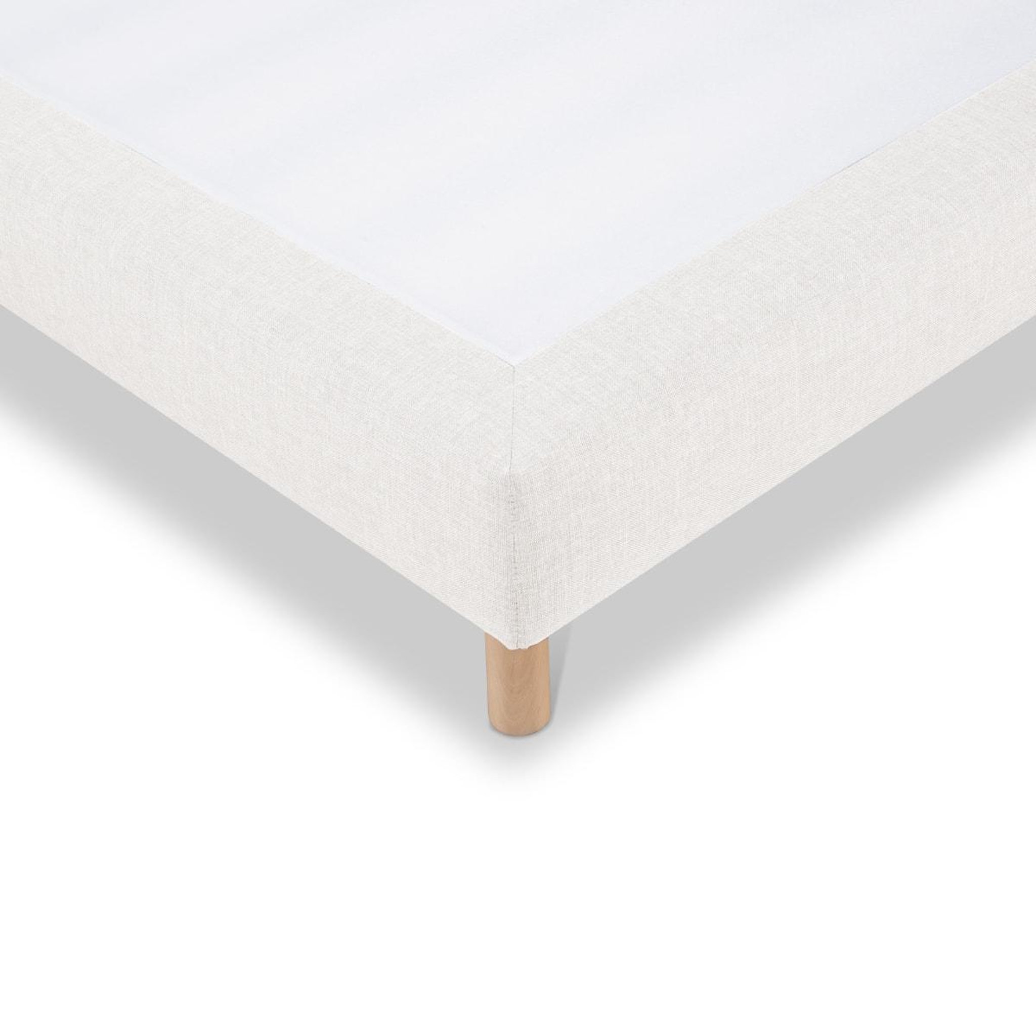 Voir la diapositive 6 : BELLECOUR BELLECOUR LITERIE | Sommier tapissier SISAL | Epaisseur 18 cm | Beige (pieds non inclus)