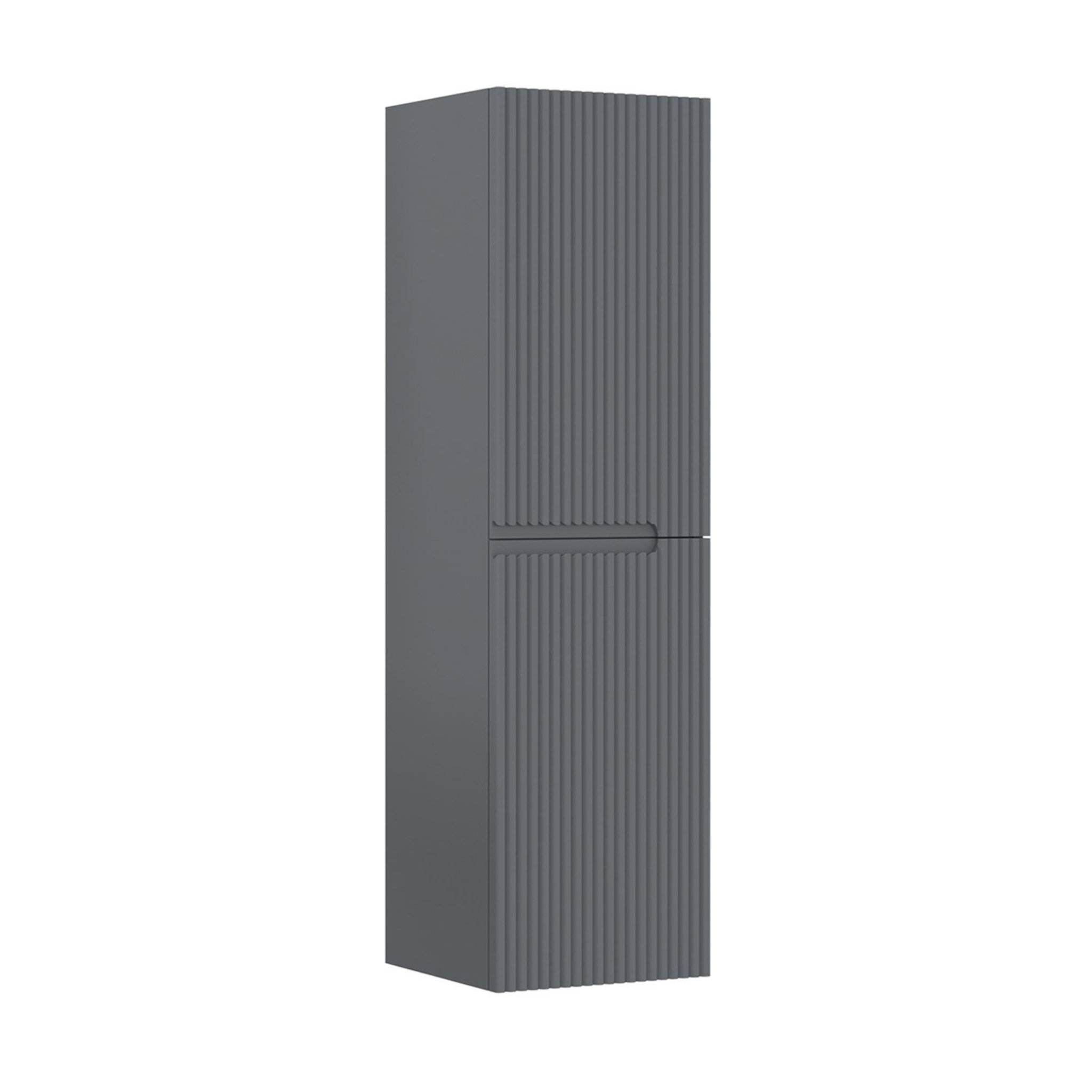 Habitat et Jardin Armoire de Salle de Bain  Moonlight 40  - 40 x 27 x 138 cm - Matte Grey