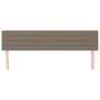 Voir la diapositive 3 : VIDAXL Tetes de lit 2 pcs Taupe 100x5x78/88 cm Tissu