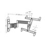 Voir la diapositive 2 : Erard Support mural inclinable/orientable pour écran de 30 à 55 - 048340