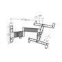 Voir la diapositive 2 : Erard Support mural inclinable/orientable pour écran de 30 à 55 - 048340