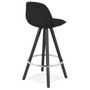 Voir la diapositive 4 : Paris Prix Tabouret de Bar Design  Cariboa  87cm Noir