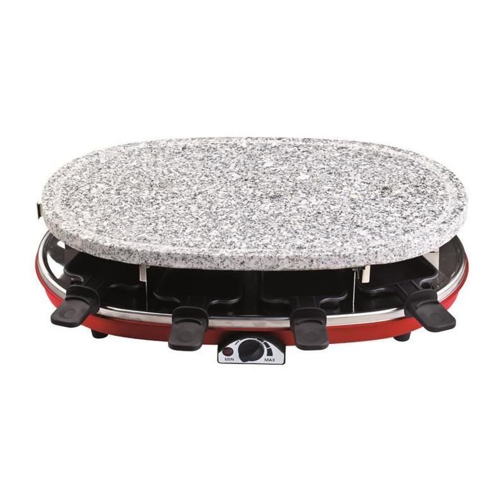 Voir la diapositive 4 : HKOENIG H.KoeNIG RP418 Appareil a raclette 8 personnes - Rouge