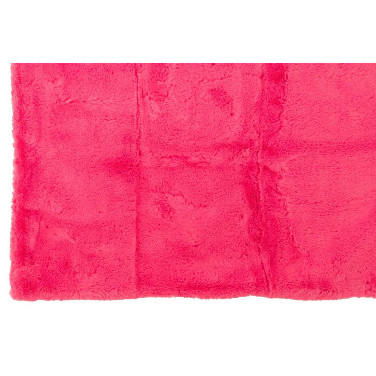 Paris Prix Plaid Imitation Fourrure  Cutie  130x180cm Rose Fluo