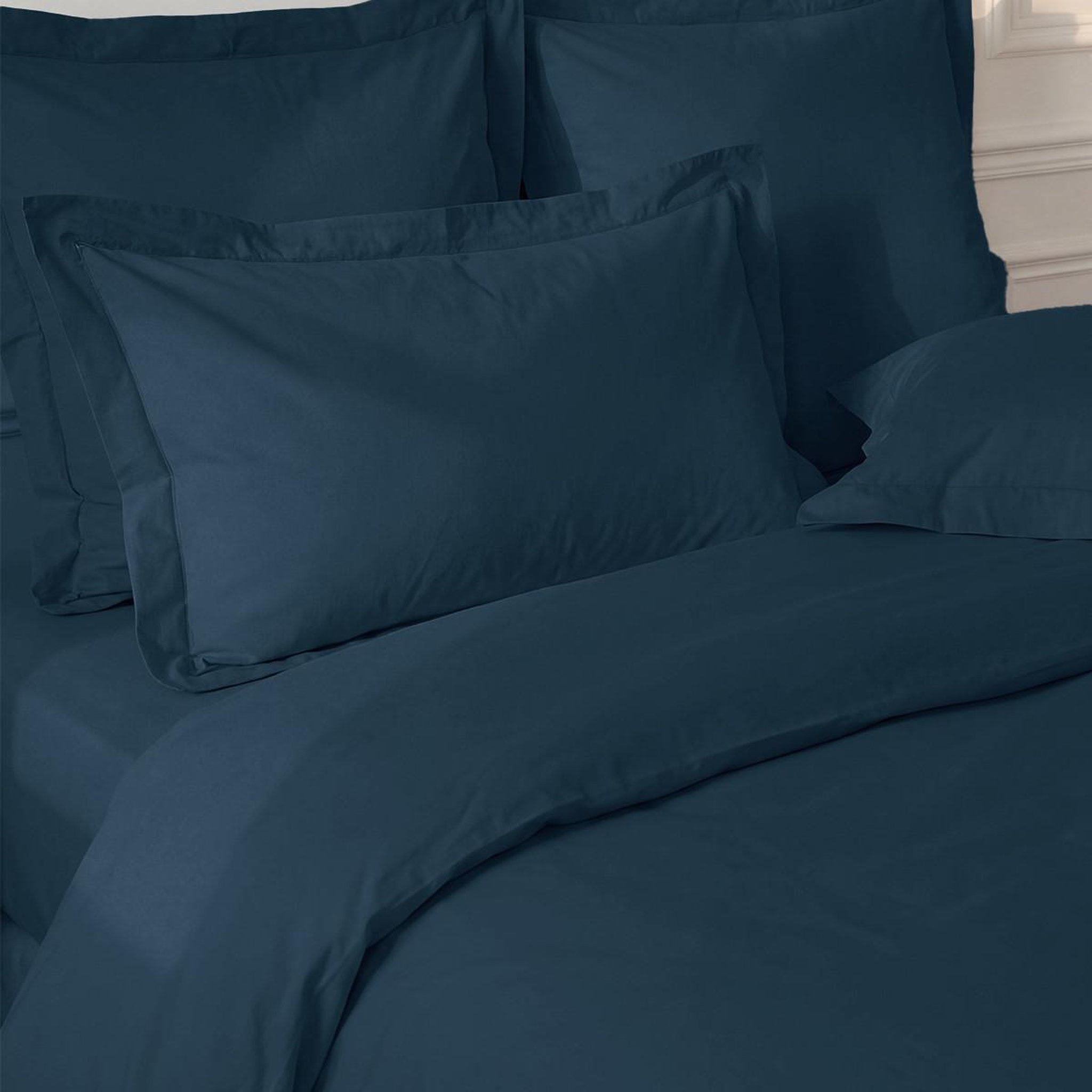 Voir la diapositive 3 : Sensei Maison Housse de couette en percale coton SOFT PERCALE