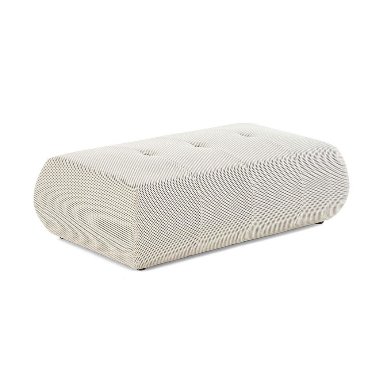 LISA DESIGN Onyx - pouf d'appoint - en tissu mailles 3d
