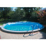 Voir la diapositive 2 : EDG Piscine acier enterrée ronde en kit 4.5mx1.2m - WM164