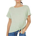 Vero Moda T Shirt  Clair Femme Vero Moda Marijune. Coloris disponibles : Vert