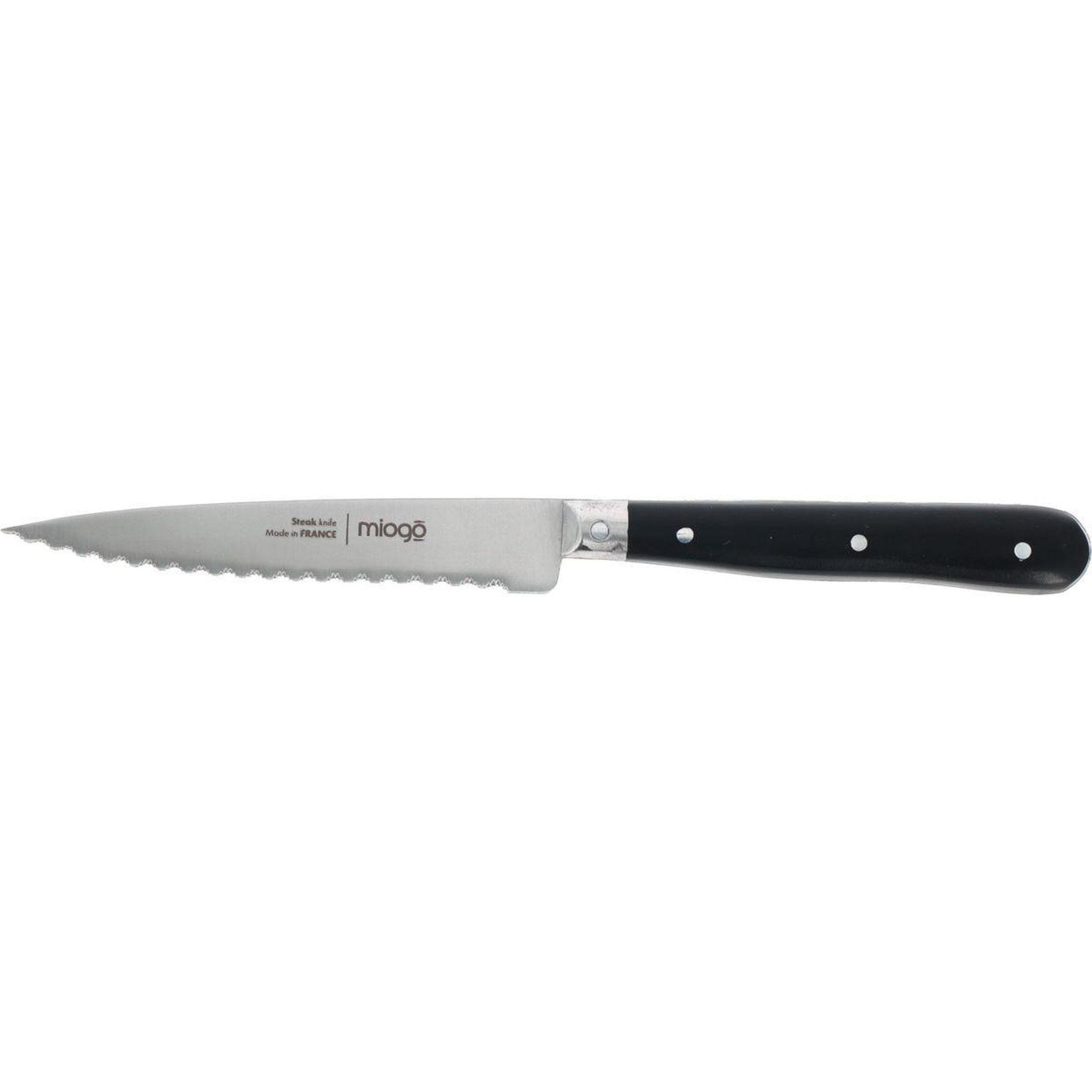 MIOGO Couteau steak 10.5 cm pleine soie