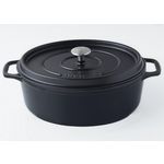 Invicta Daubière en fonte émaillée 31cm noir mat - puv403311