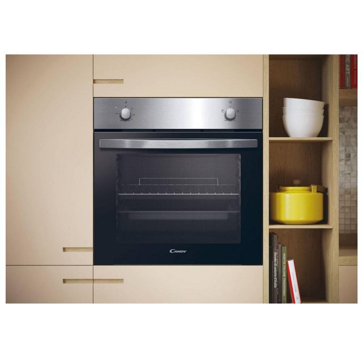 Candy Four intégrable 70l 60cm émail inox - FIDCX100