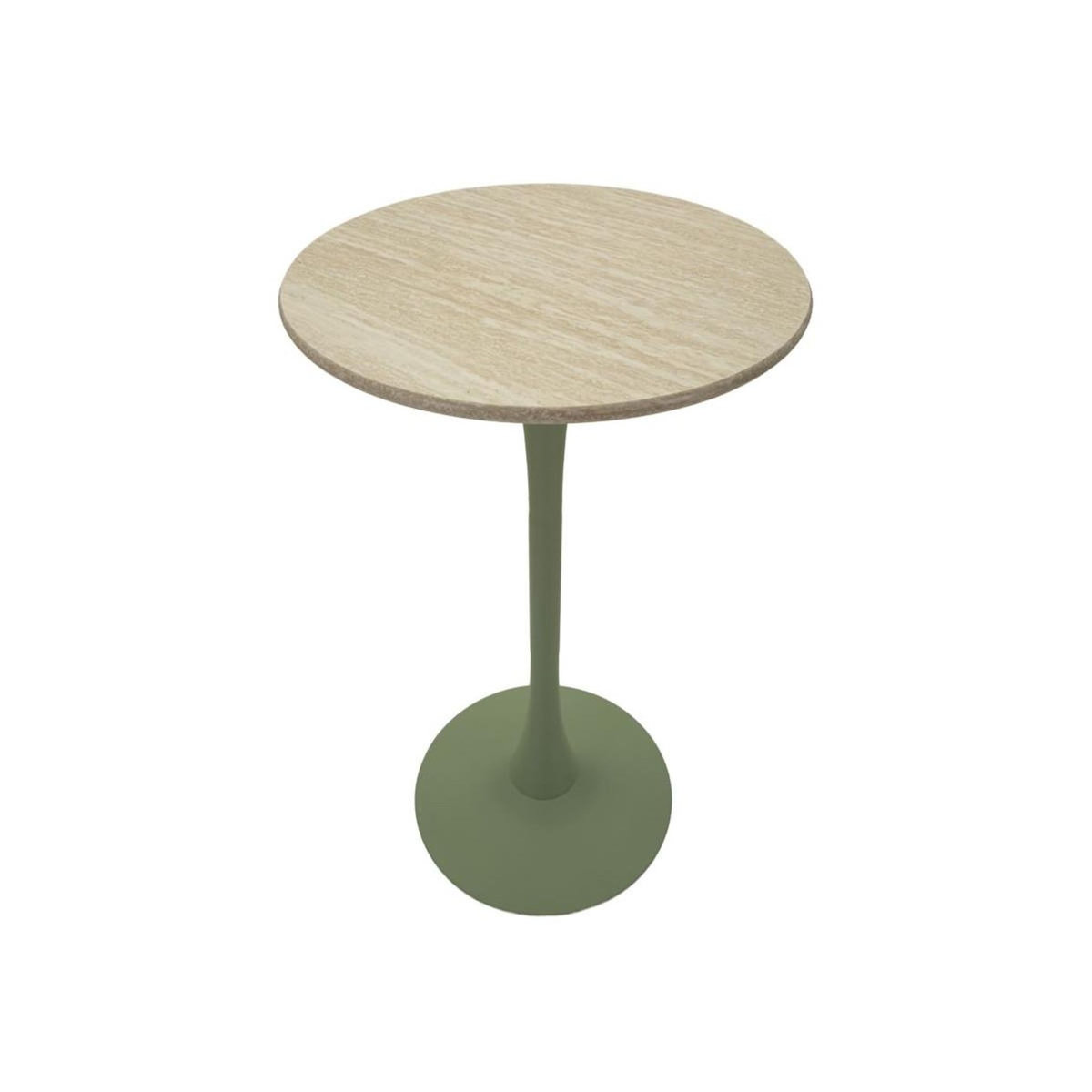 Paris Prix Table de Bar Ronde  Alaska  106cm Vert