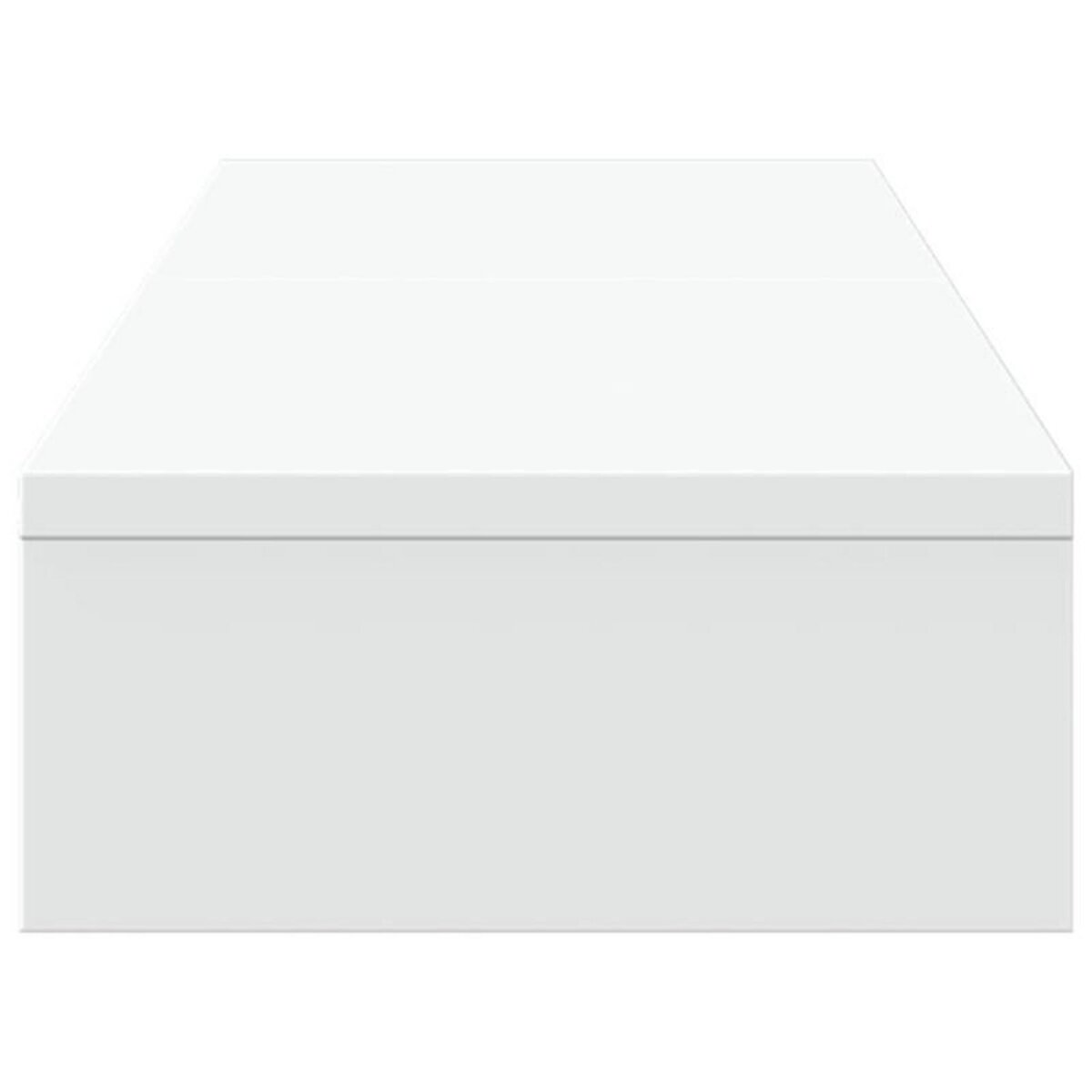 VIDAXL Support de moniteur élévateur réglable blanc bois d ingénierie