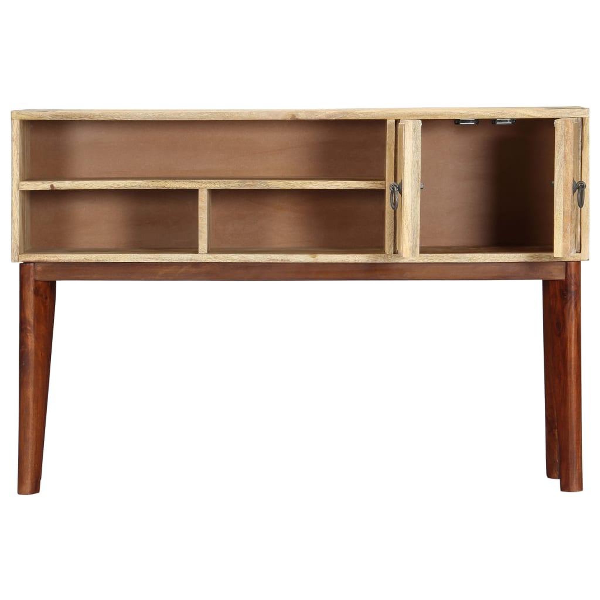 Voir la diapositive 4 : VIDAXL Table console 115x30x76 cm bois de manguier massif brut