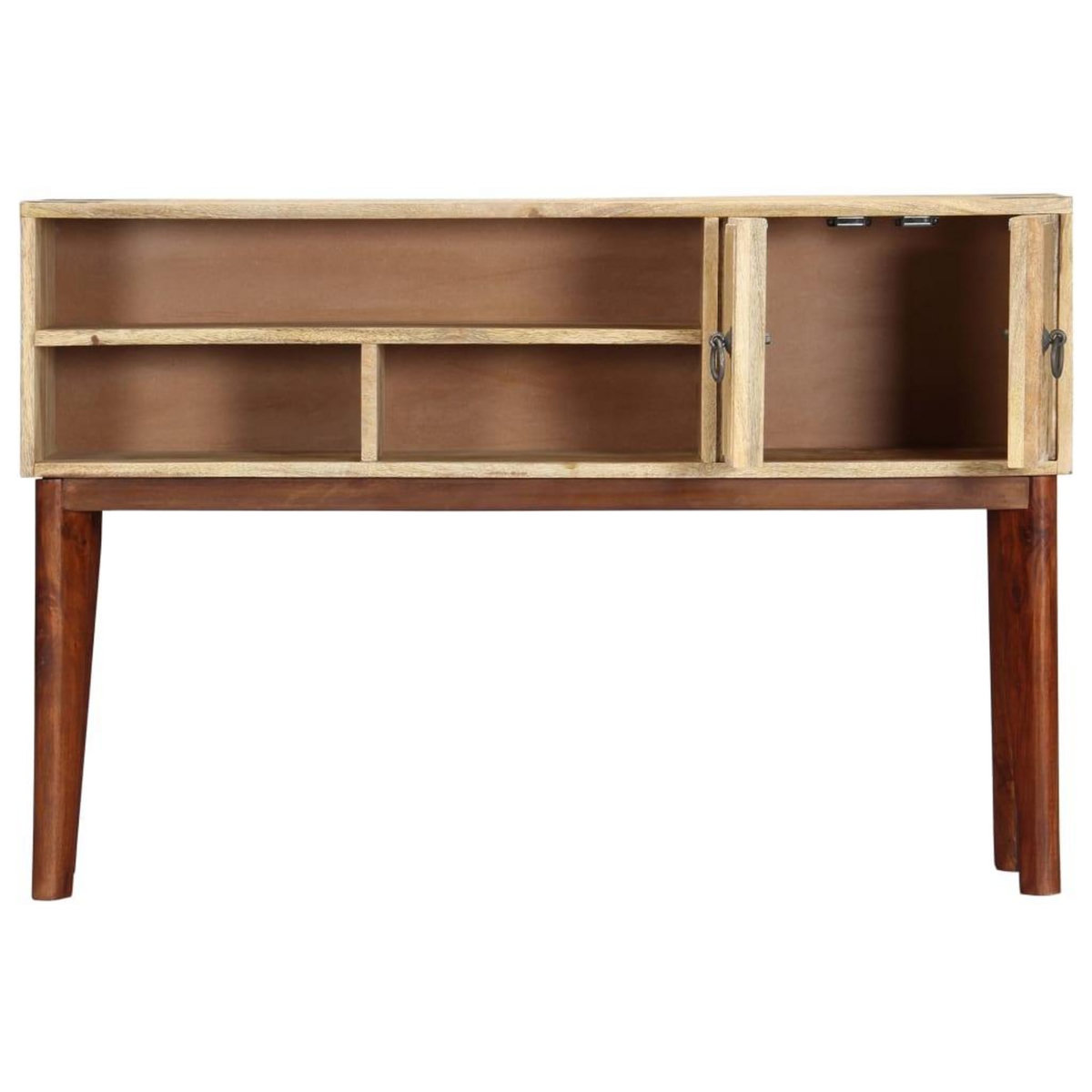 VIDAXL Table console 115x30x76 cm Bois de manguier massif brut