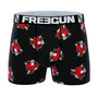 Voir la diapositive 4 : FREEGUN Lot de 2 boxers homme La vache qui rit Aop