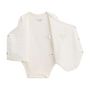 Voir la diapositive 3 : Petit Béguin Kit naissance 3 pièces pyjama, body et doudou bébé Câlins