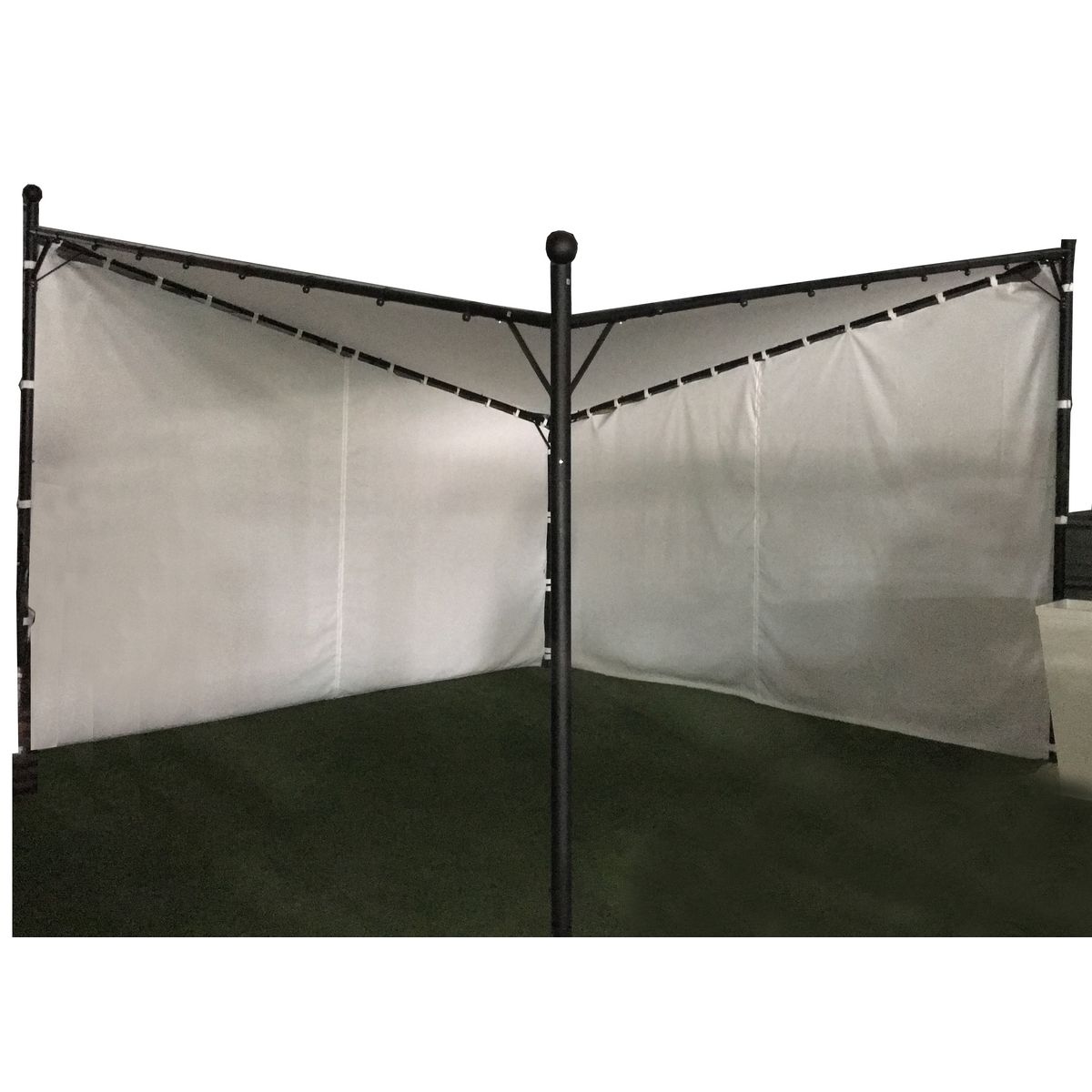 JARDILINE Tonnelle toile tendue NASSAU en 4 x 4 m