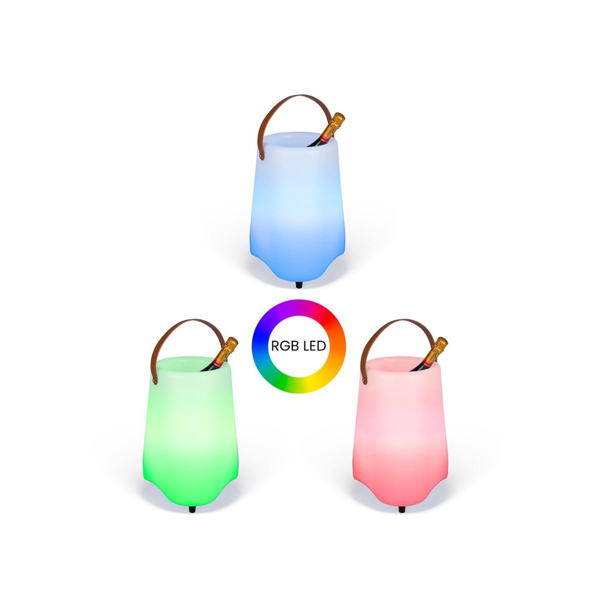 LIVOO Seau à champagne lumineux - LH109