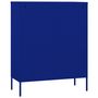 Voir la diapositive 5 : VIDAXL Armoire de rangement Bleu marine 80x35x101,5 cm Acier