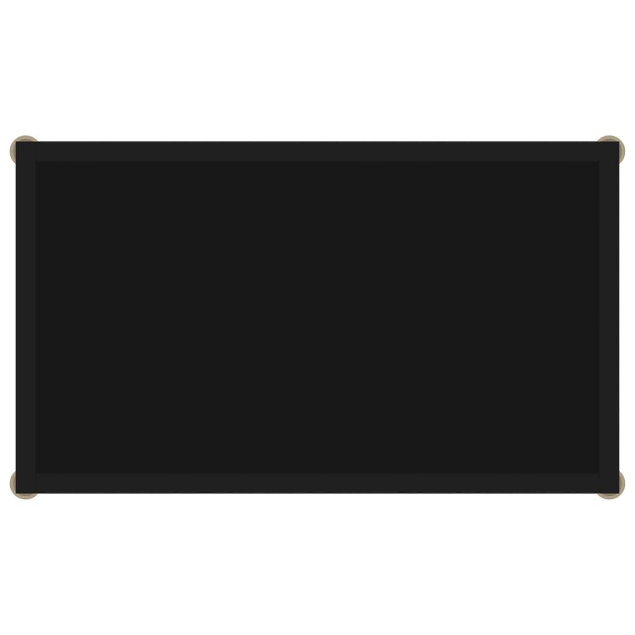Voir la diapositive 4 : VIDAXL Table console Noir 60x35x75 cm Verre trempe